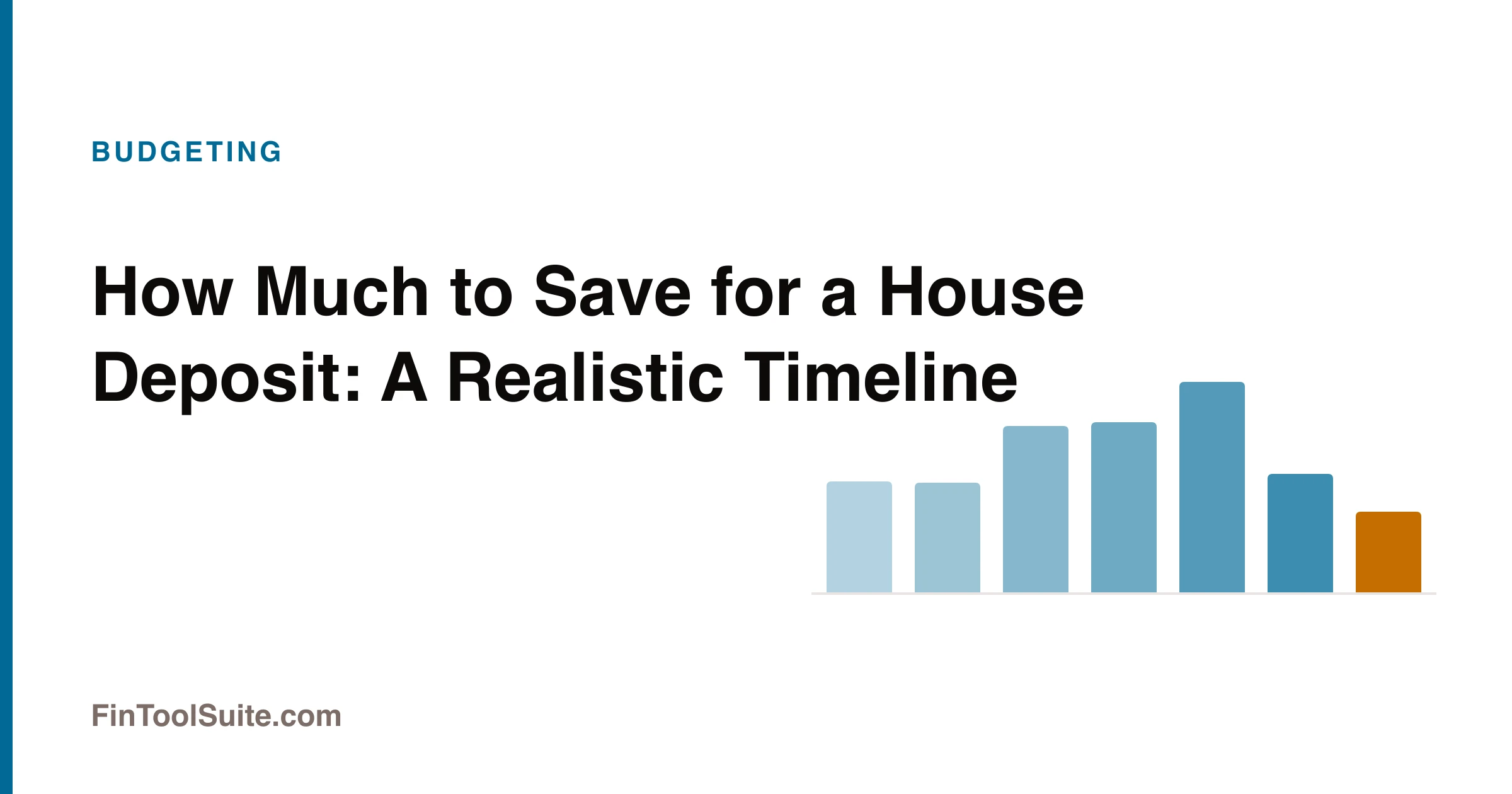 A savings timeline chart showing a home deposit goal being reached over several years