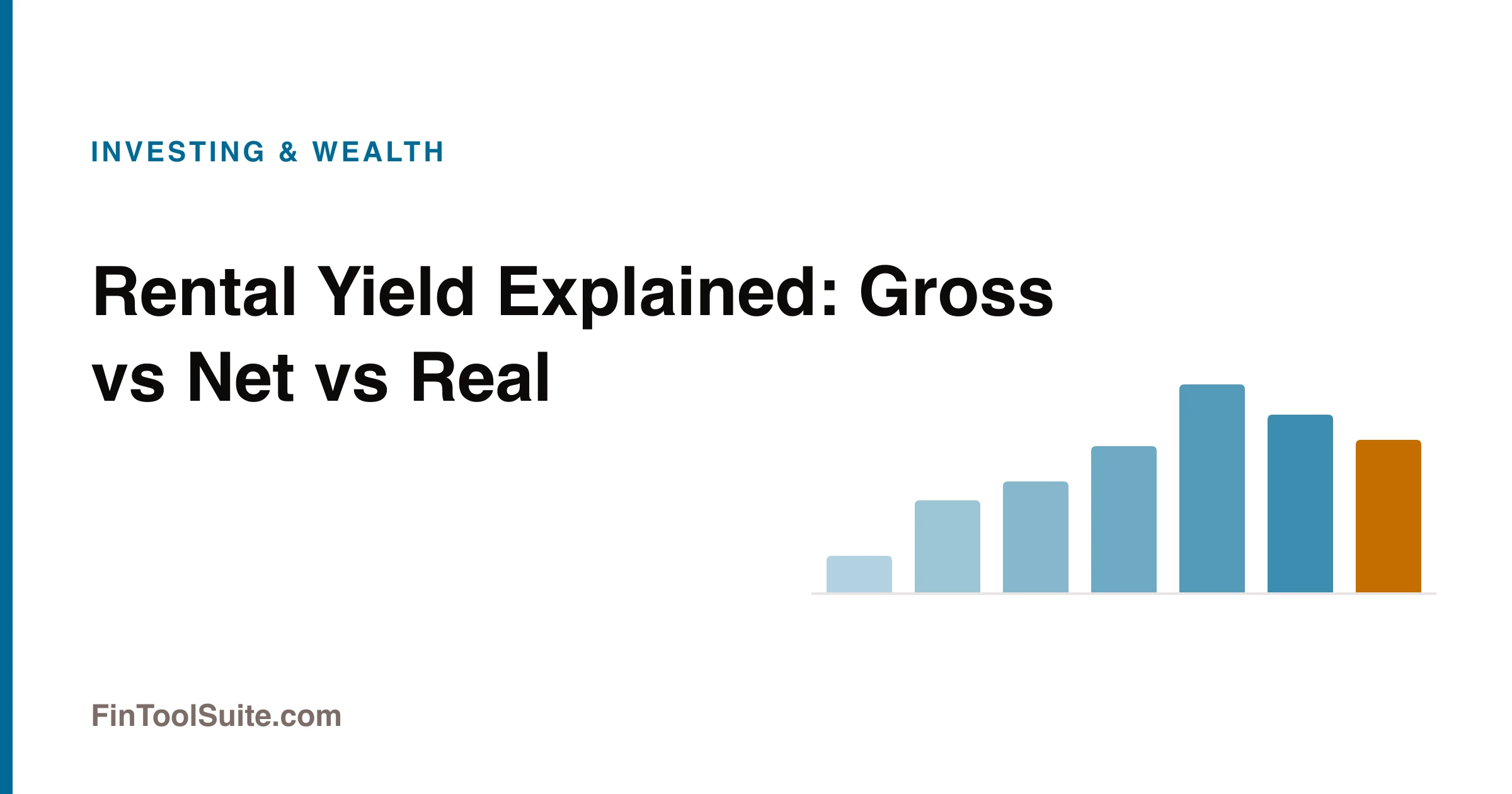Rental yield calculator showing gross, net and real yield percentages