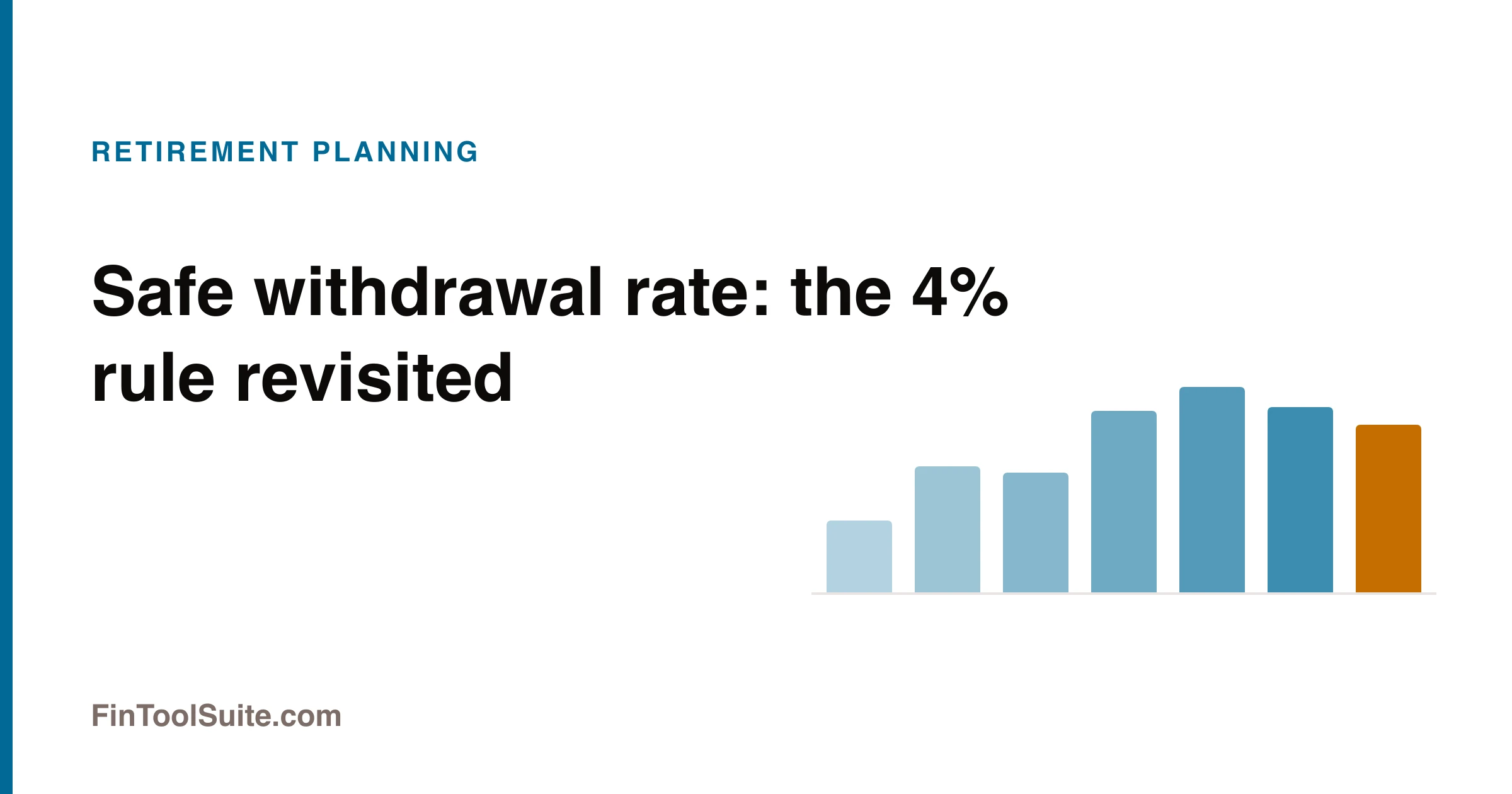 Diagram showing a retirement portfolio split into a safe annual withdrawal